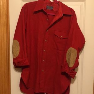 Pendleton Button Down with Elbow patches